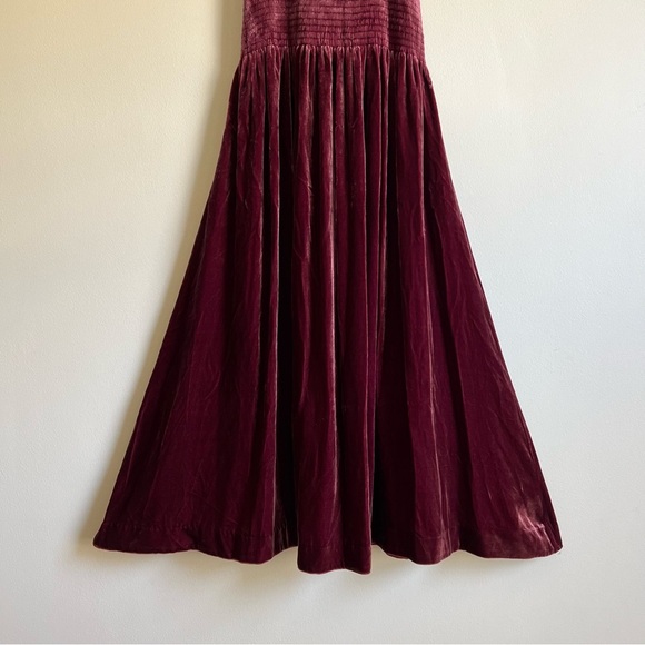 Hill House Akilah Nap Dress in Burgundy Velvet - Picture 6 of 16
